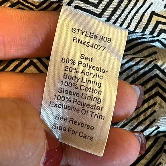 Vintage Carol Anderson by Invitation CAbi plaid tweed fringe jacket style #909 - Picture 5 of 7